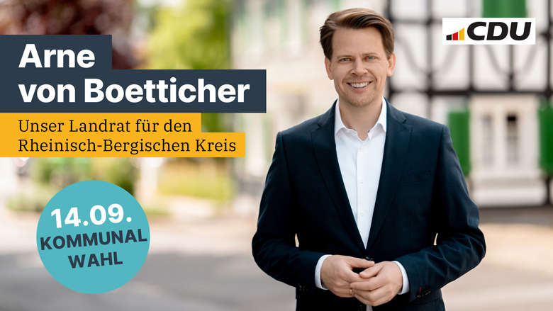 Arne von Boetticher - Unser Landrat für den Rheinisch-Bergischen Kreis