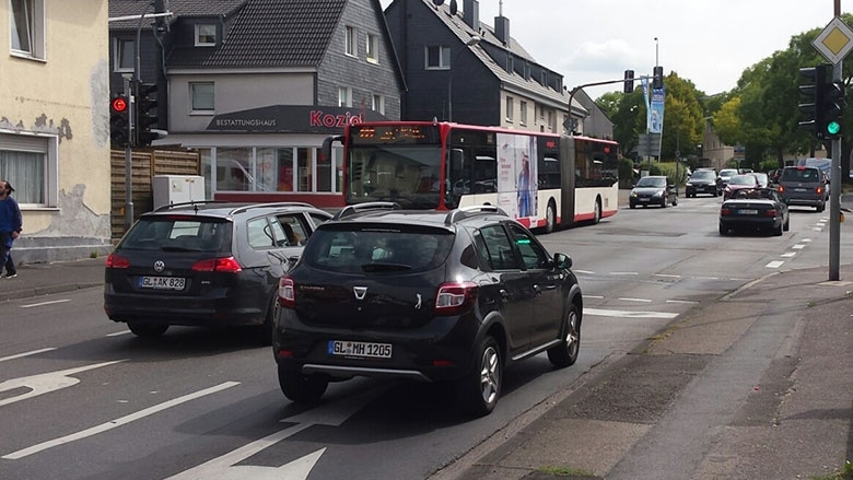 Führt zu Verkehrsstaus: Ampelschaltung an der Flora