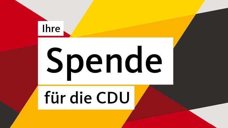 Ihre Spende für die CDU