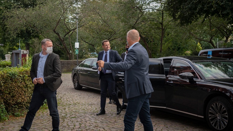 Ankunft des Bundesministers