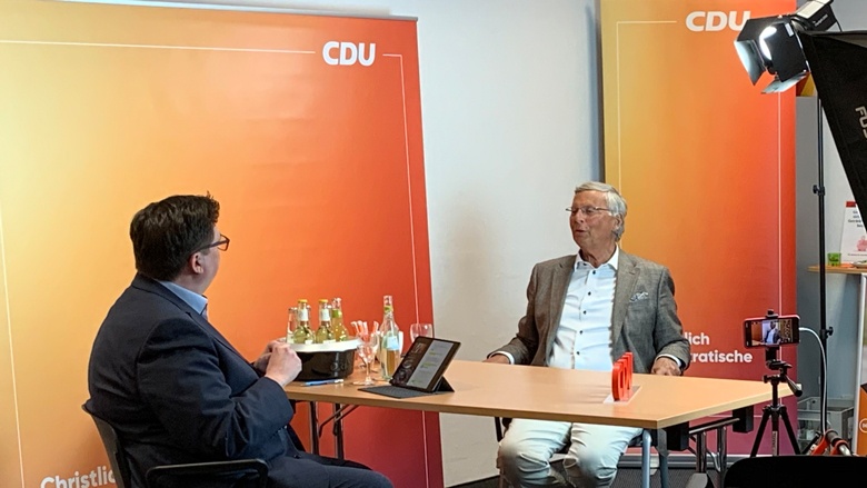Christian Buchen mit Wolfgang Bosbach