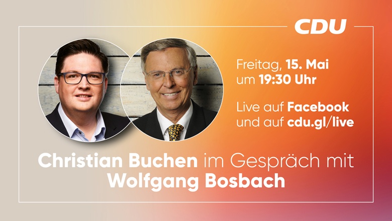 Chrisian Buchen im Gespräch mit Wolfgang Bosbach