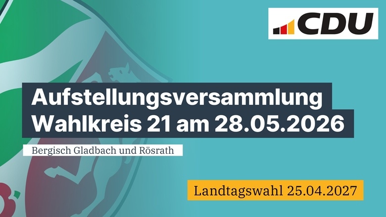 Aufstellungsversammlung Landtagswahl 2027