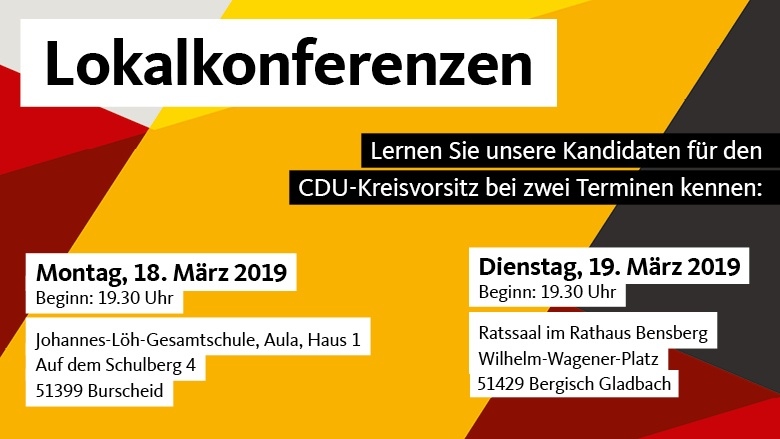 Lokalkonferenzen Lokalkonferenzen