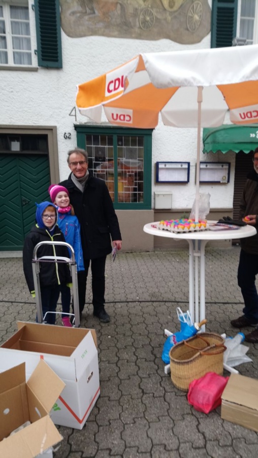 Die Bensberger waren schon am Gründonnerstag, dem Markttag, vor Ort:
