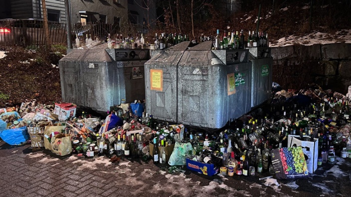 Kritik an Altglasabfuhr