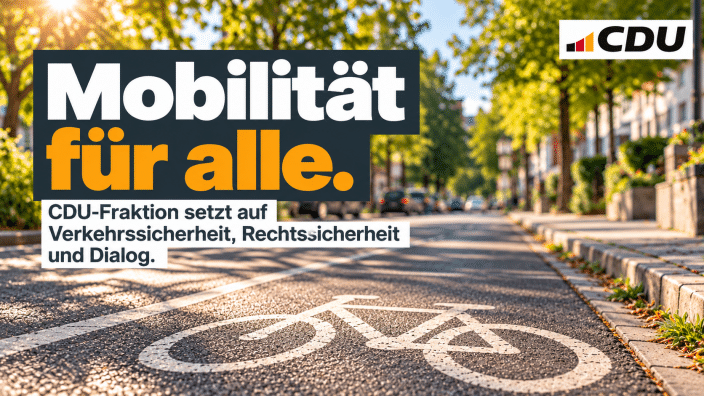 CDU: Fahrradstraßen: Neustart im Dialog