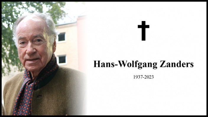 Trauer um Hans-Wolfgang Zanders