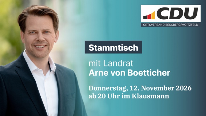 Mitgliederstammtisch Arne von Boetticher Mitgliederstammtisch mit Arne von Boetticher