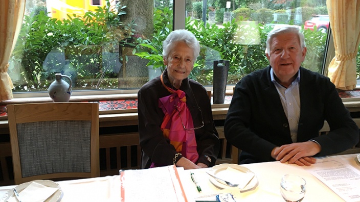 Ursula Schmit-Görtz mit Manfred Klein