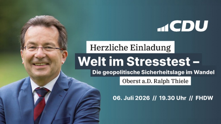 Welt im Stresstest mit Oberst a.D. Thiele