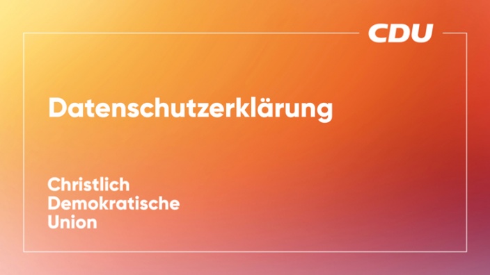 Datenschutz